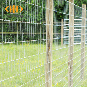 Galvanized cheap sheep deer wire fence rolls field mesh fencing for horses