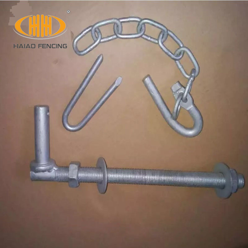 Farm gate hardware hinge lugs, gate latch and gudgeon, accessories for farm gate