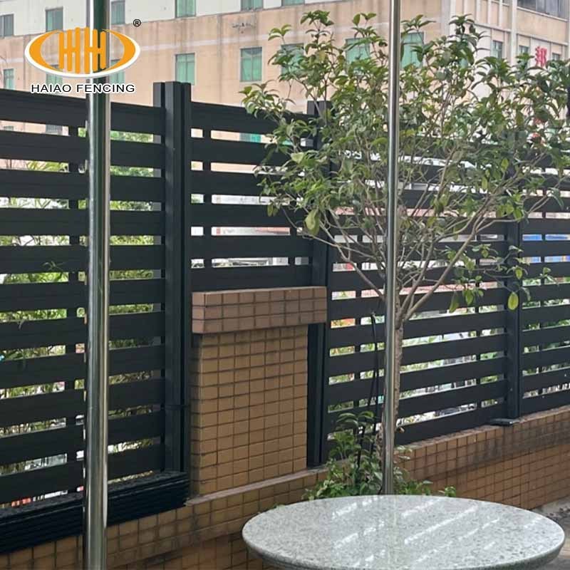 Factory supply 6x8 fence vinyl high quality wood plastic composite board used wood fencing for sale