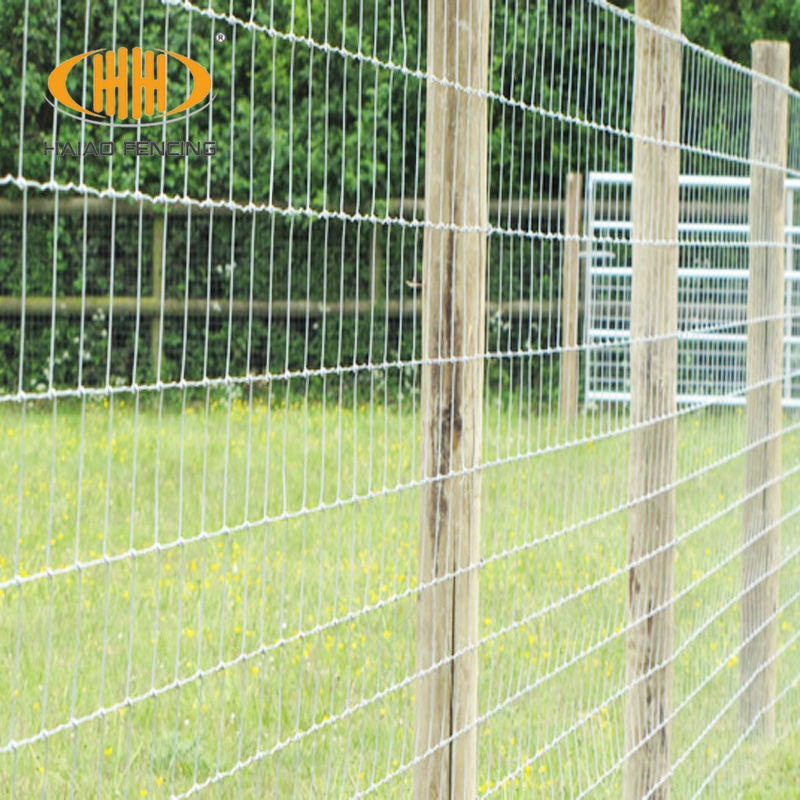 Cheap 8' fixed knot galvanised goat sheep hog game wire field deer farm fencing for goat