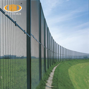 Durable welded 358 anti climb high security wire mesh fence for sale