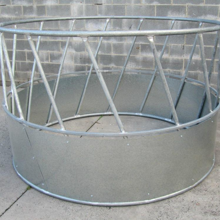 Hot sale new design galvanized metal cattle cow sheep horse livestock feeder with roof for farm