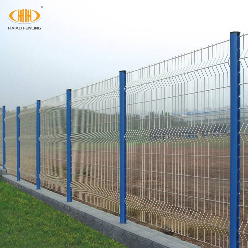 ECO Friendly fence designs PVC coated 3D curved welded wire mesh fence for sale