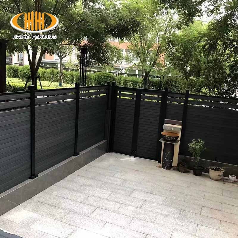 wholesale waterproof wood plastic composite fencing panels board garden used material outdoor privacy wpc fence