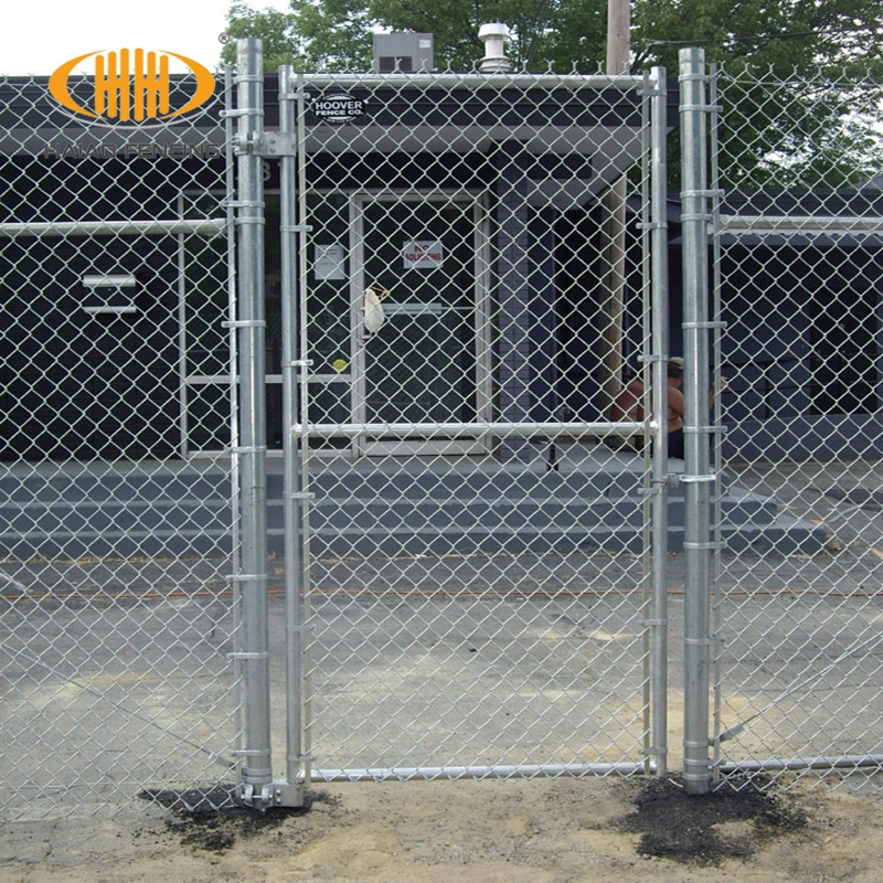 Galvanized Steel Walk-Through Chain Link Wire Mesh Fence Gate