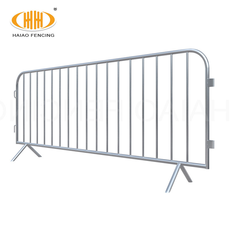 Factory supply galvanized and powder coated traffic security barrier steel barricade for events