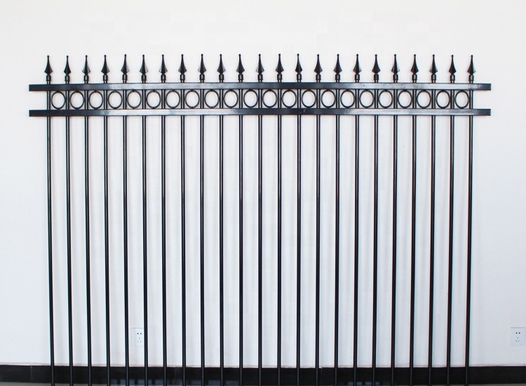 6ft&8ft cheap spear top metal fence panels/ornamental wrought iron fencing