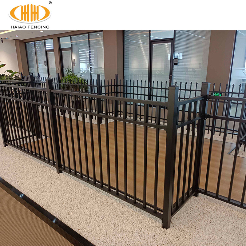 6 ft high fence panels aluminum powder coated garden privacy outdoor screen aluminum gate fence with door