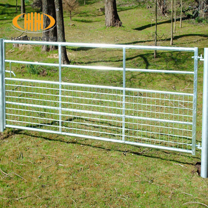 new zealand standard hot dipped galvanized steel pipe used farm fence gates for sale