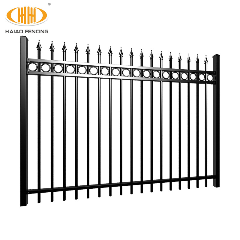 6ft&8ft cheap spear top metal fence panels/ornamental wrought iron fencing