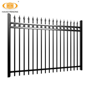 6ft&8ft cheap spear top metal fence panels/ornamental wrought iron fencing