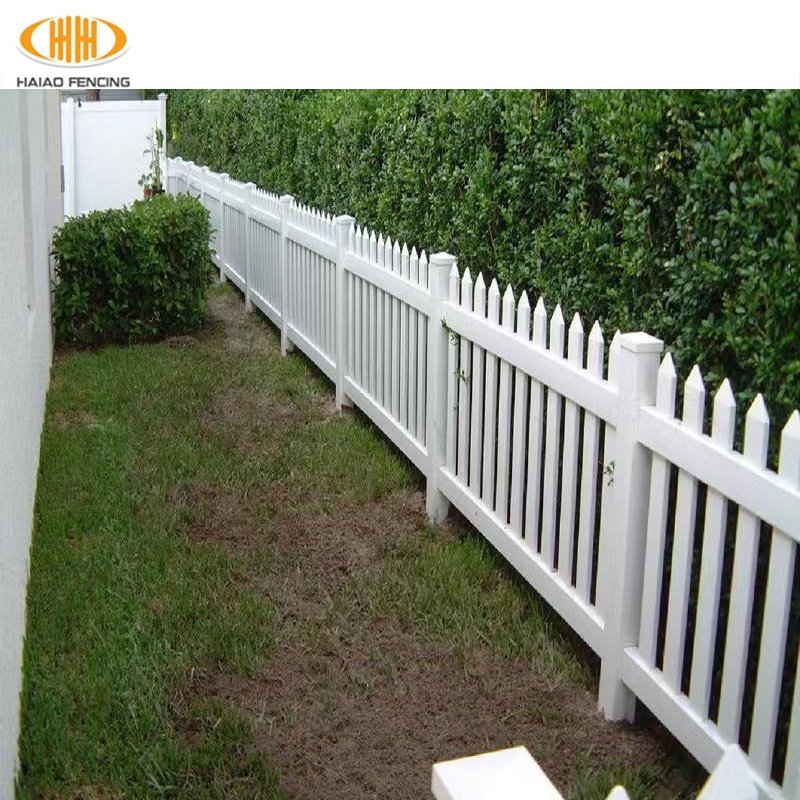 Cheap pvc fencing panels and post 6x8 semi privacy pvc white farm fencing pvc post and rail fencing for horses prices