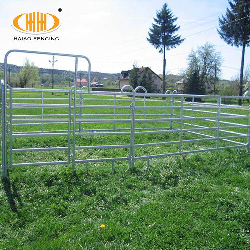 Widely used galvanized 5ft by 12 ft horse stable livestock corral panels manufacturers from china