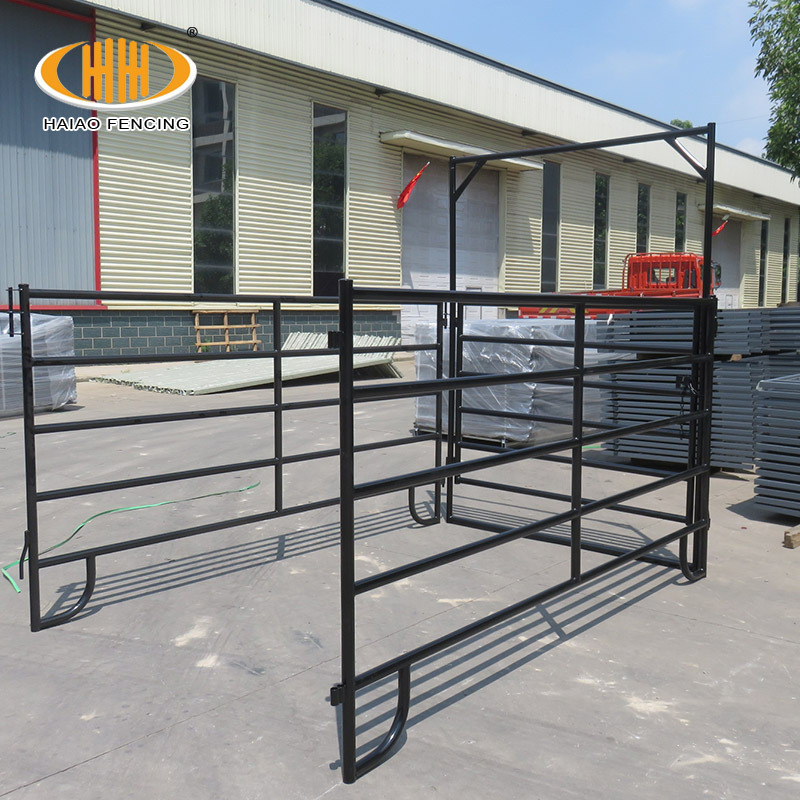 Widely used galvanized 5ft by 12 ft horse stable livestock corral panels manufacturers from china