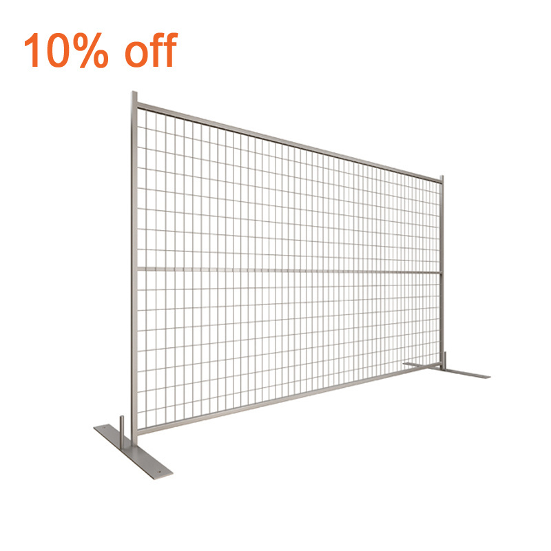 Wholesale pvc coated canada portable removable temporary fence panel