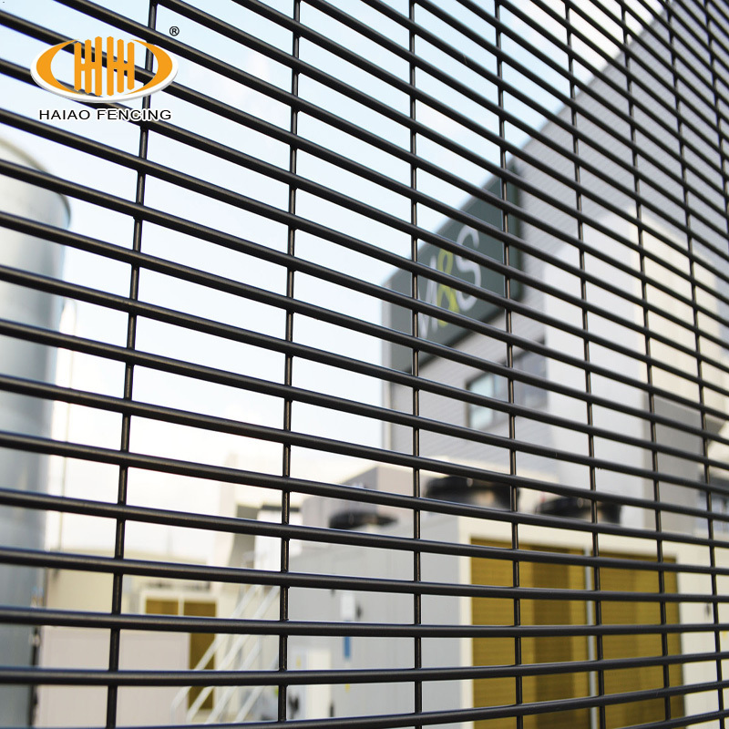 High safety powder coated welded mesh 358 anti climb anti cut fence clearvu high security fencing for south africa