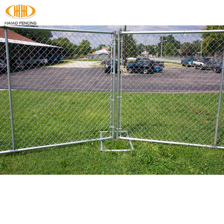 chain link fence outdoor removable temporary fence