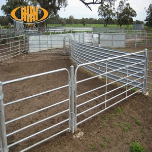 high quality heavy duty china galvanized portable metal sheep goat corral yard fence panel for livestock