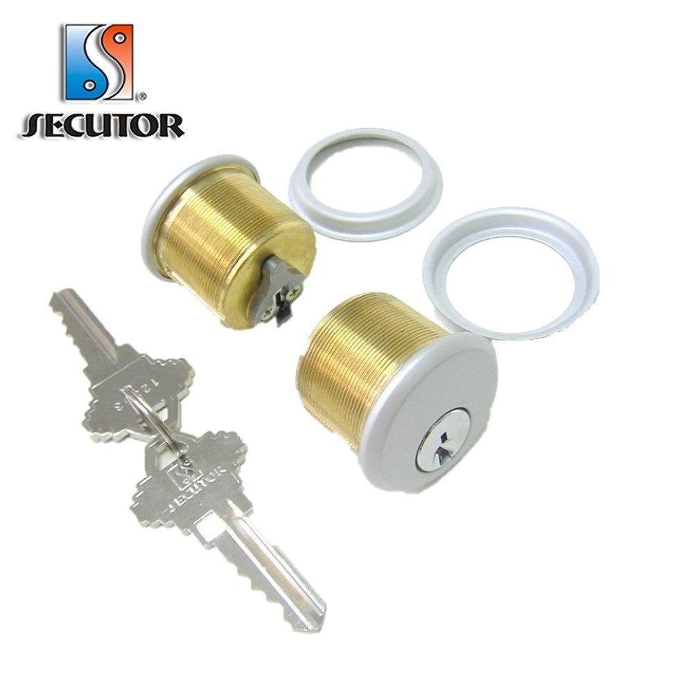 High Quality Key Alike Keyed Mortise Lock Round Brass Cylinder masterlock