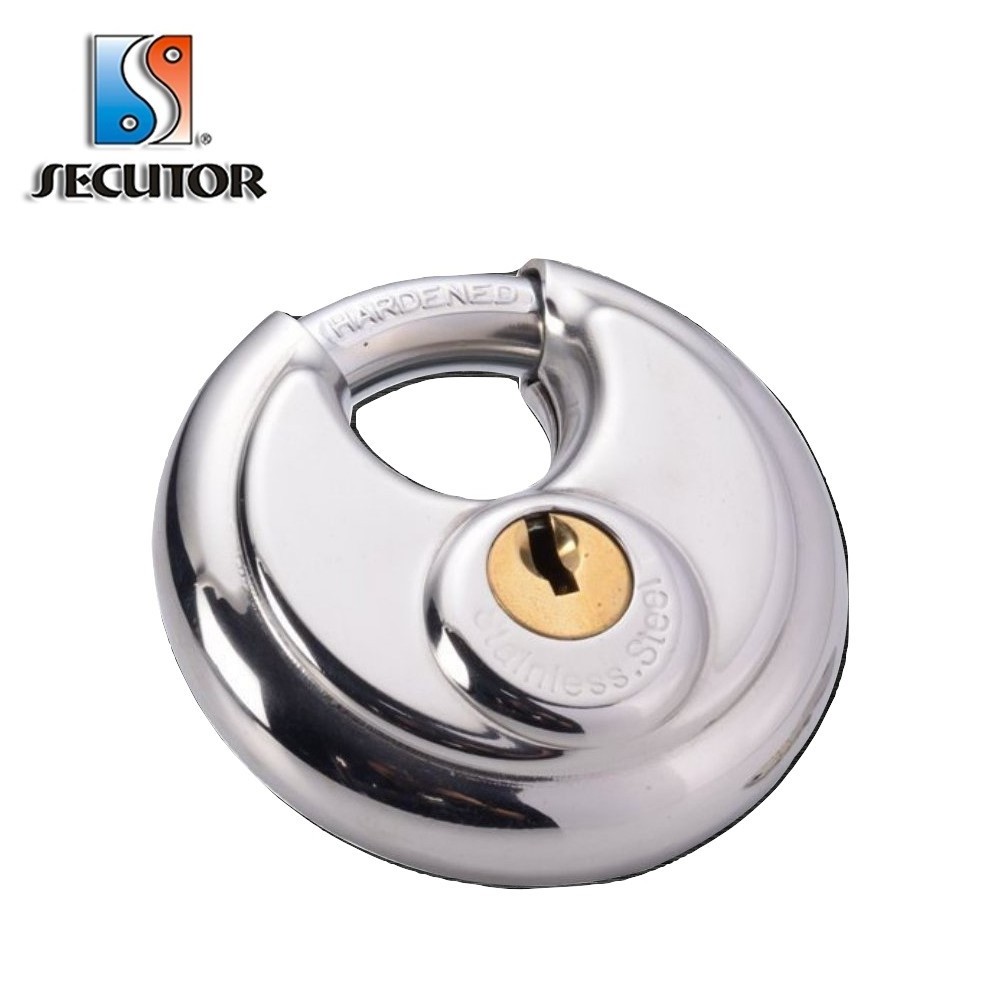 Vending Machine round disc Stainless Steel cylinder Lock/weatherproof padlock