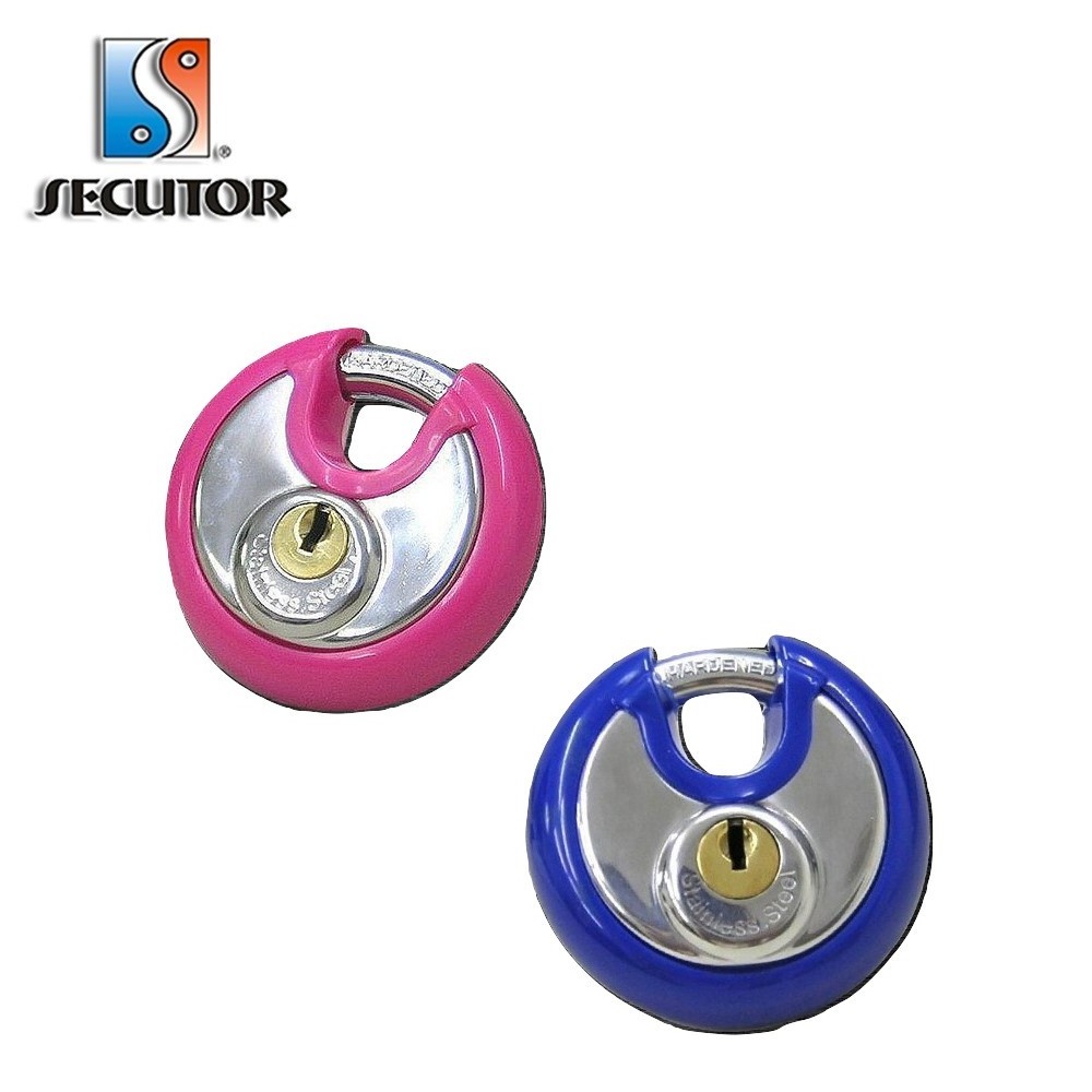 Vending Machine round disc Stainless Steel cylinder Lock/weatherproof padlock