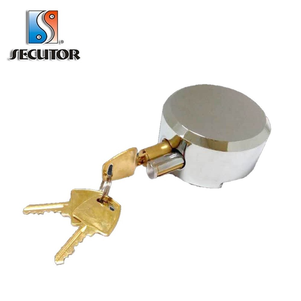 Cargo Trailer Door Hidden Shackle Puck Lock Padlock