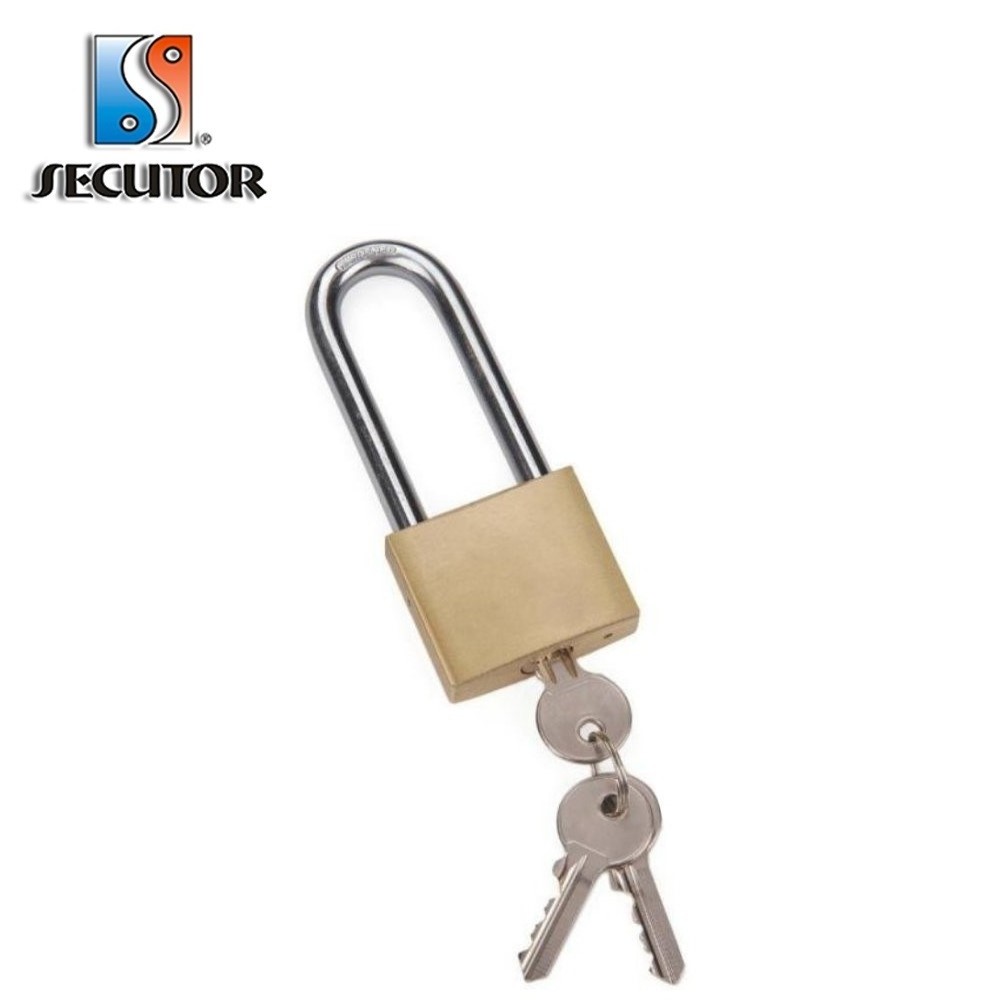 Keyed Alike Long Shackle Solid Brass Padlock