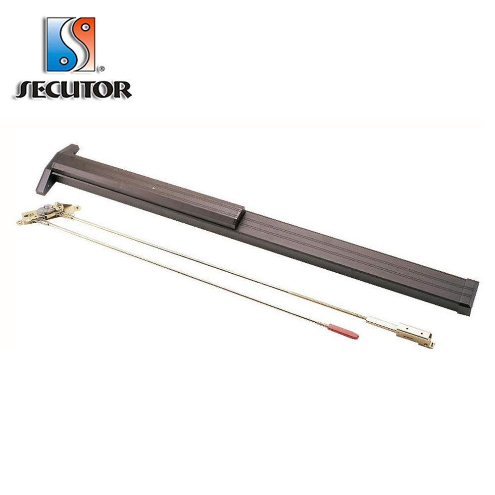 Taiwan u.- l Fire Rated Panic Exit Door Flat Push Bar For Double Leaf fire rated door with panic bar