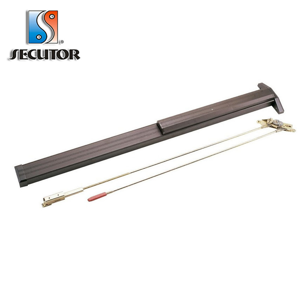 Taiwan u.- l Fire Rated Panic Exit Door Flat Push Bar For Double Leaf fire rated door with panic bar