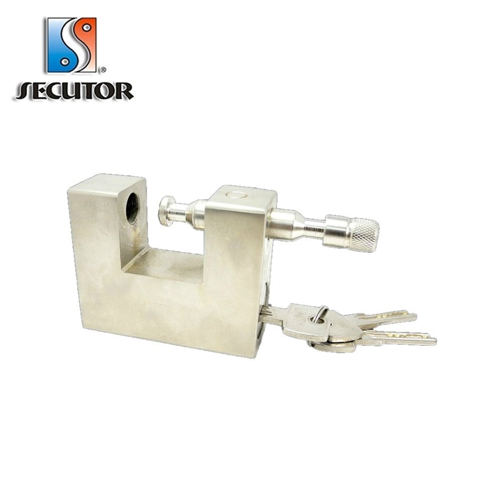 74mm Manganese Alloy Shackle Security Rectangular Padlock