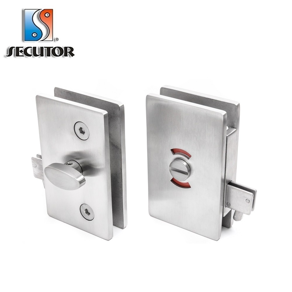 Mechanical Glass To Glass Sliding Double Door Shower Room Marine Door Hardware Lock/door hardware handle