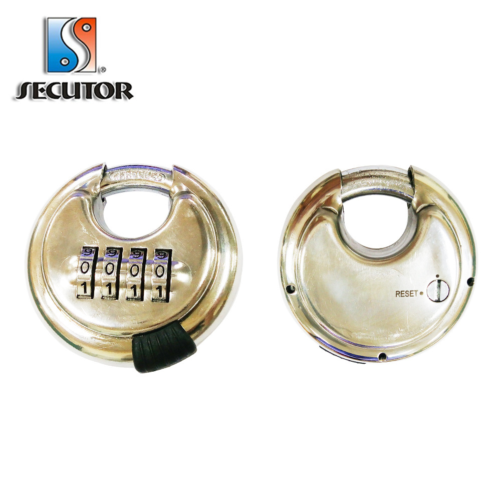 Inoxidable 304 Stainless Steel Discs Combination Pad Lock/digit combination padlock