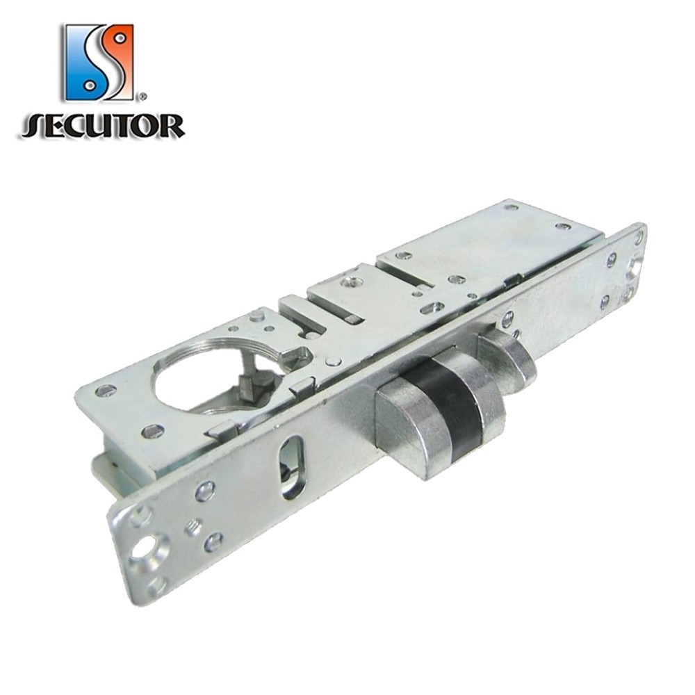 Door Lock with Pull Handle Home Door Lock Aluminum Dead Latch Hidden Door Narrow Stile Storefront Security Mortise Lock