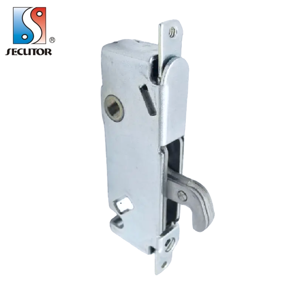 Sliding patio door security bolt lock with key cylinder