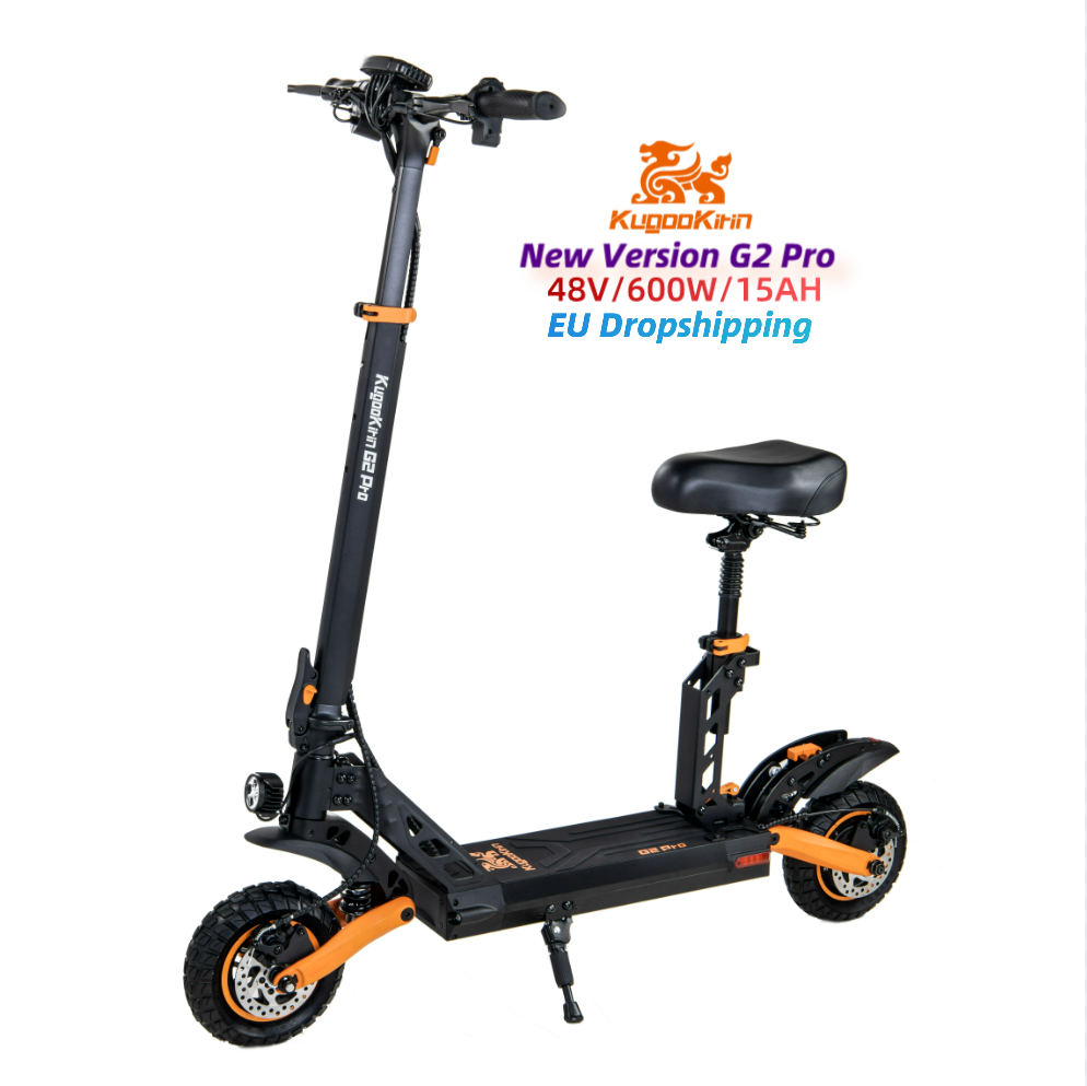 Euro Warehouse China Suppliers Price Uk Stock Foldable Two Big Wheels Monopattino Kugoo G2 Pro Key Scooter Electric