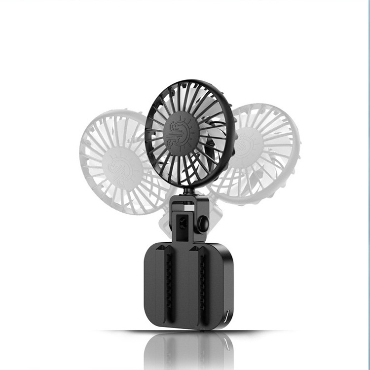 Personal Small Foldable Outdoor Solar Camping Usb Mini Clip Fan Rechargeable Portable