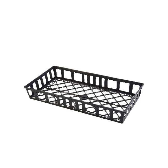 Cheap Garden Seedling Trays Bracket Propagation Kit  Black Plastic Nursery Tray for Plants