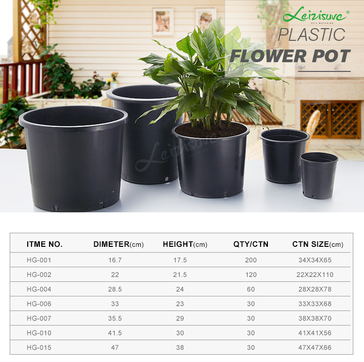 PP Plastic Type and Plastic gallon PP Material plastic pots for seeding tray garden starter nursery