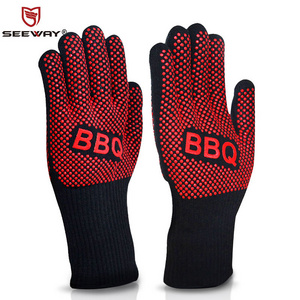 Custom 662F extreme Heat Resistant cotton BBQ Gloves Supplier