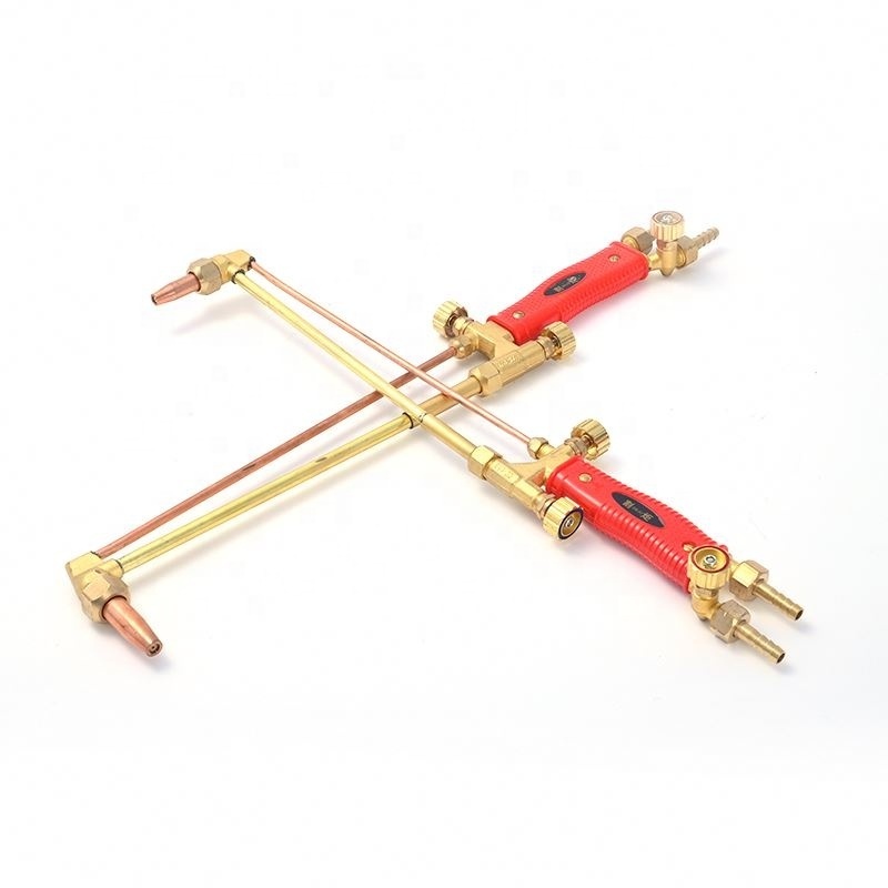 Brass Tube Oxy Acetylene Mini Cutting Torch Welding Stand Air Gun Torch