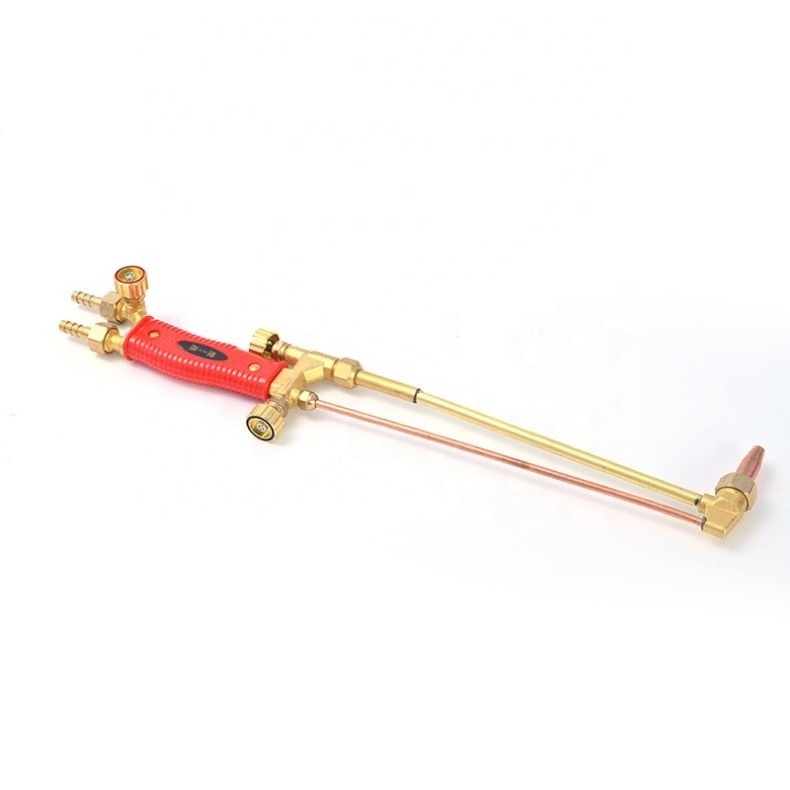 Brass Tube Oxy Acetylene Mini Cutting Torch Welding Stand Air Gun Torch