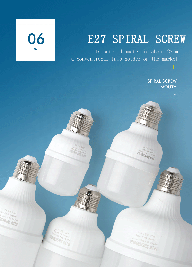 High Lumen Low price E27 plastic aluminum housing led light bulb 28W