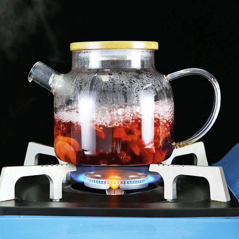 Seecin 35oz Glass Teapot with Removable Infuser, Stovetop Safe Teapot, Heat Resistant Borosilicate Glass Teapot