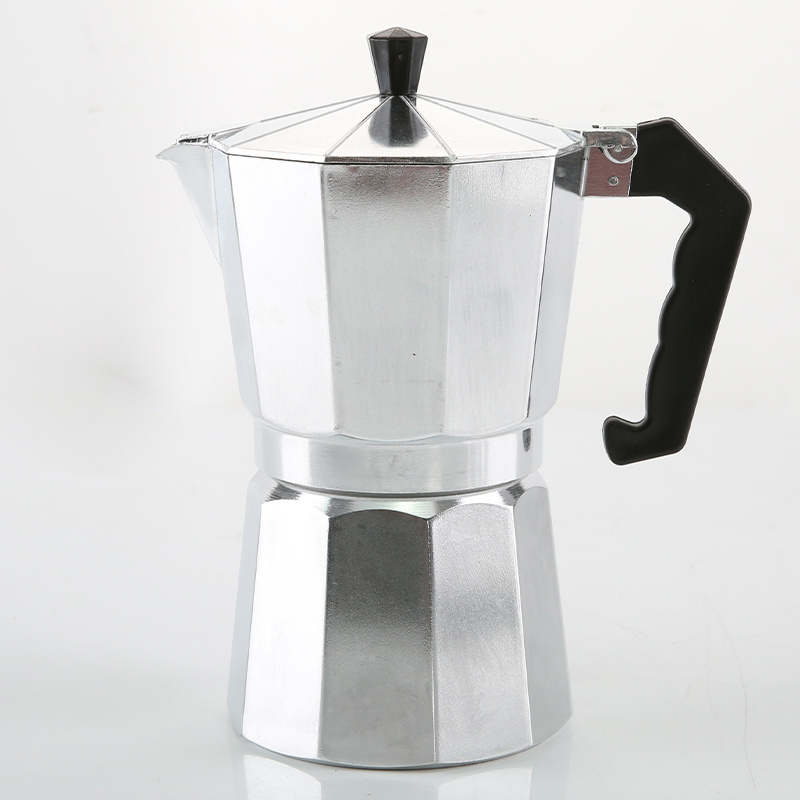 Quality Protection Italian Espresso Coffee Moka Pot Aluminum 12 Cups Moka Pot