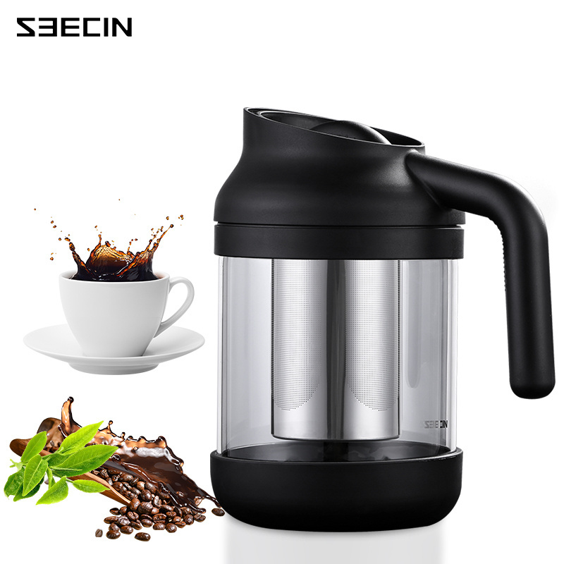 New Style ODM OEM Custom Iced Coffee Maker 40oz Cold Brew Coffee Maker Iced Tea Pitcher Cold Coffee Maker