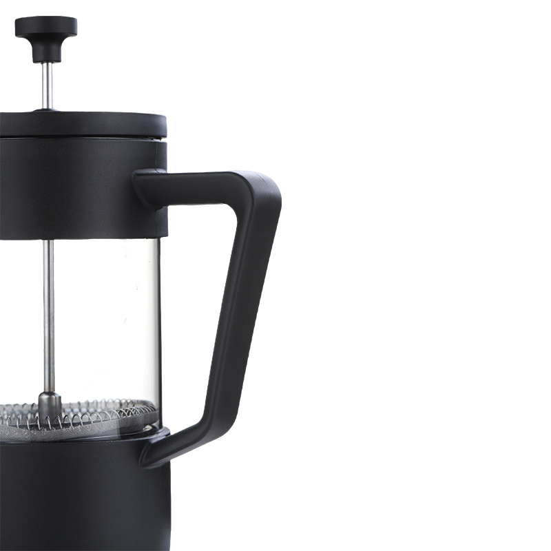 OEM&ODM Customized Color Heat Resistant High Borosilicate Glass French Press Coffee Maker