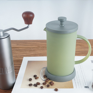 SEECIN 3 In 1 Coffee Flower Tea French Press Extract Coffee And Milk Foam In One French Press