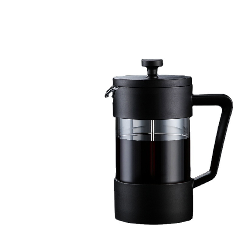 Glass Plastic French Press Coffee Maker 350Ml Portable French Press Coffee Maker Plunger