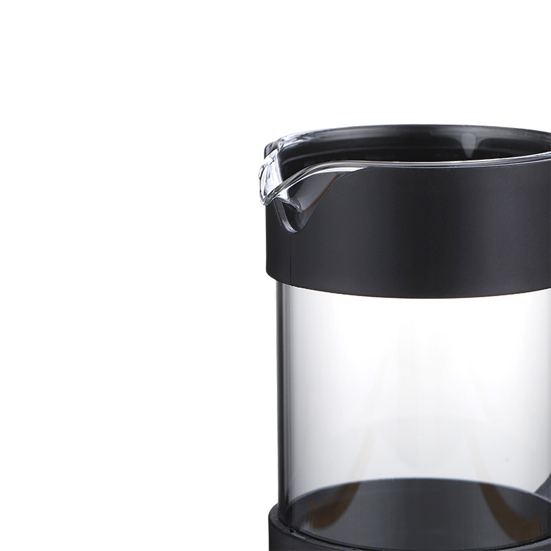 OEM&ODM Customized Color Heat Resistant High Borosilicate Glass French Press Coffee Maker