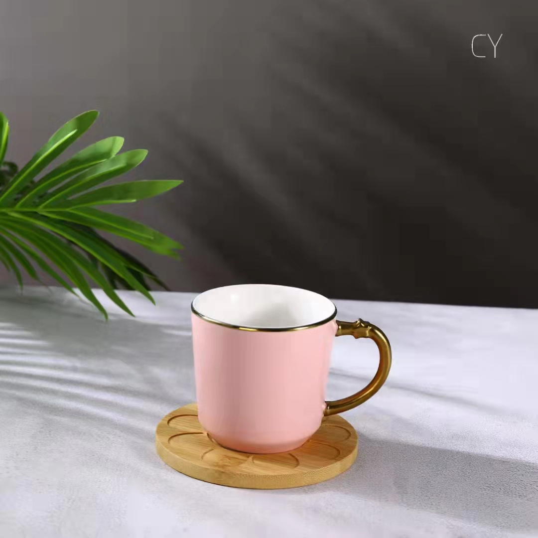 ODM OEM Wholesale Porcelain Ceramic Mugs Coffee Tea Cups Sets With Gift Box Ethiopian Coffee Mug Ceramic Set